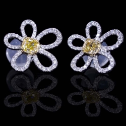 Daisy Diamond Earrings