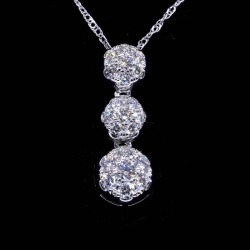 Three Diamond Pendant